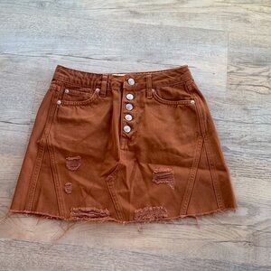 We the Free Jean mini skirt size 26